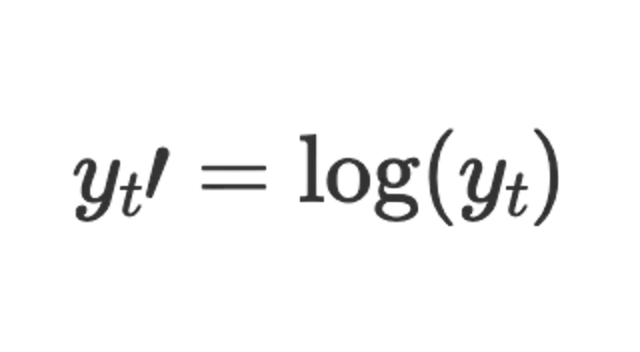 Log tranform formula