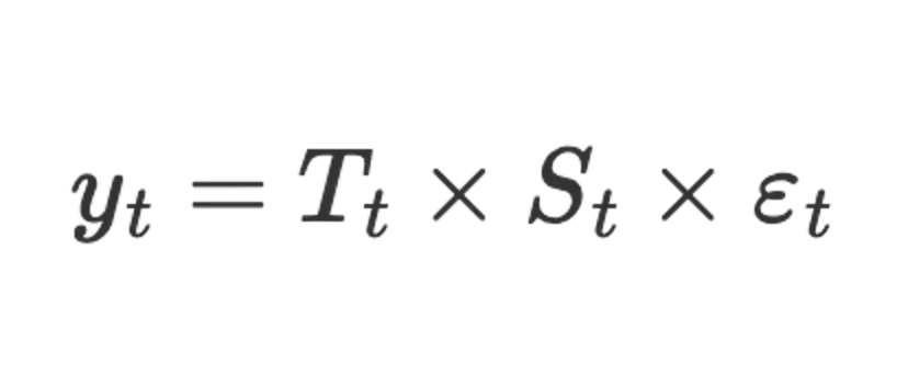 Multiplicative seasonality