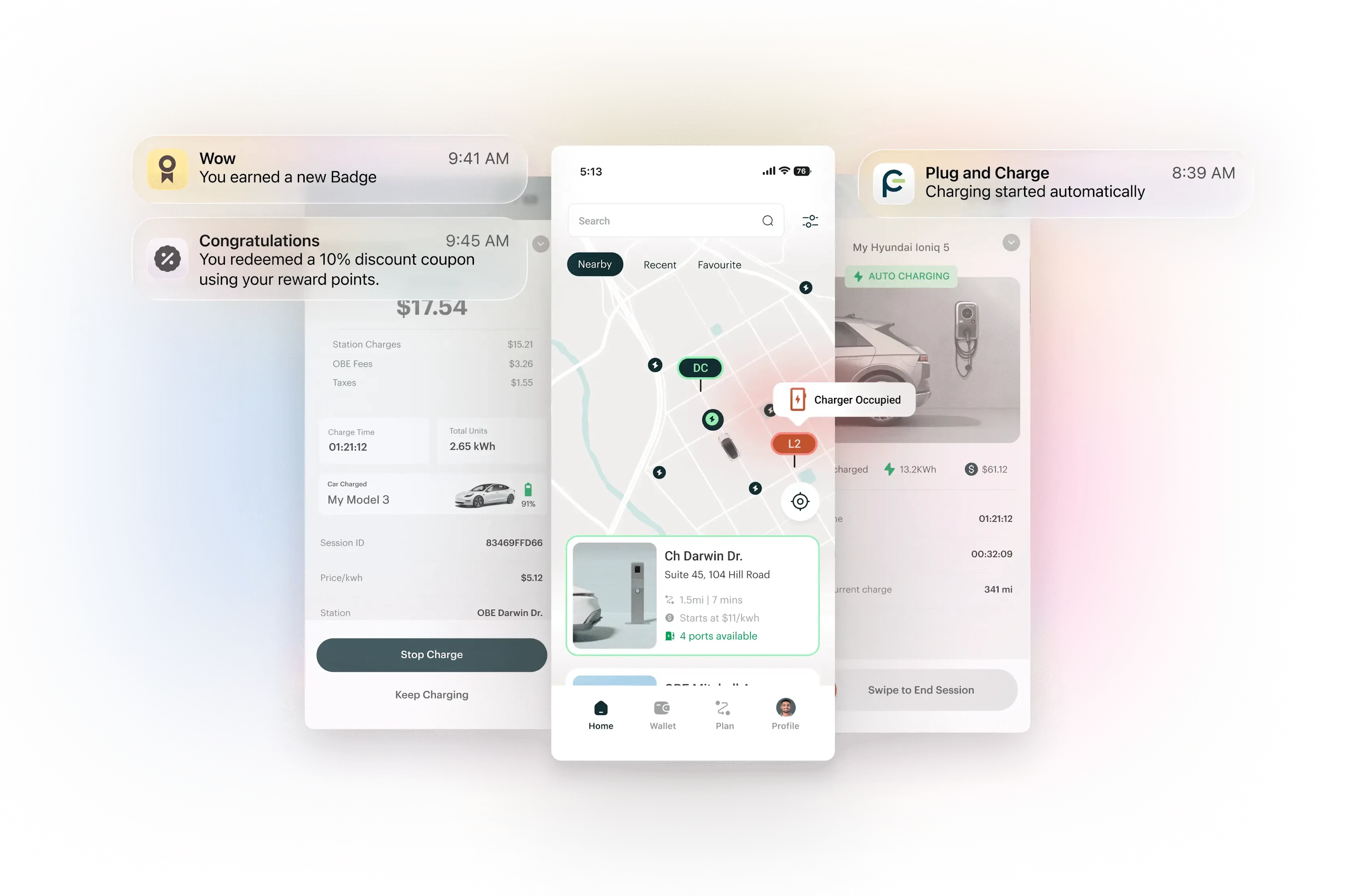 EV Charging App Development
