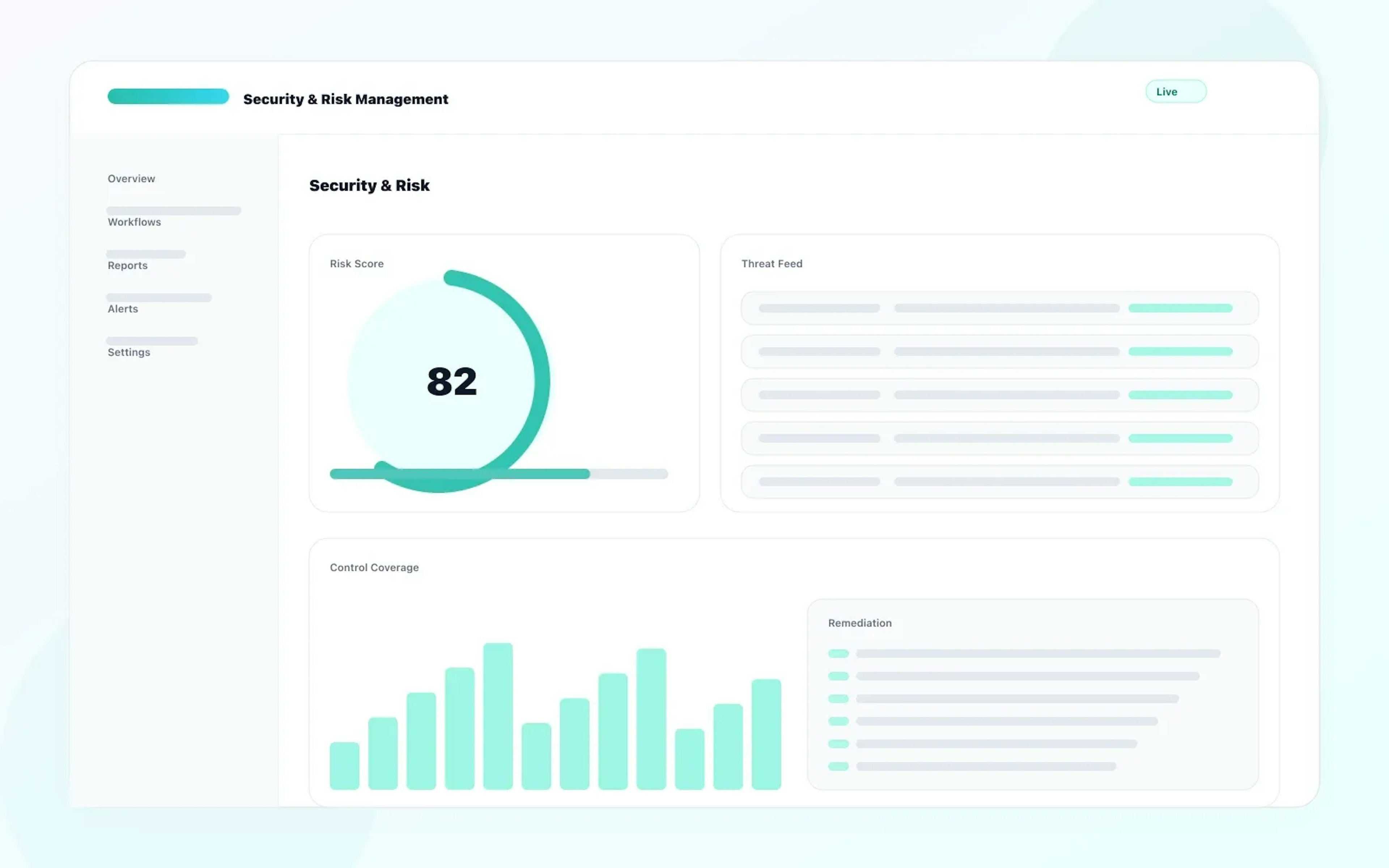Security & Risk Management dashboard for Fintech & Banking
