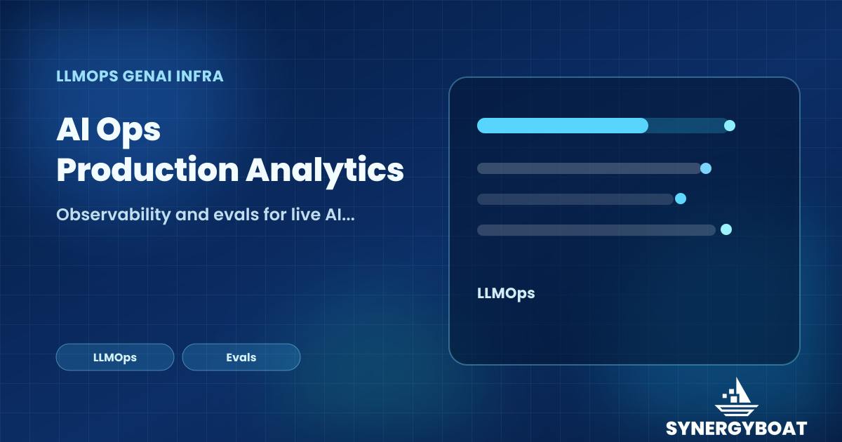 AI Ops & Analytics for Production AI